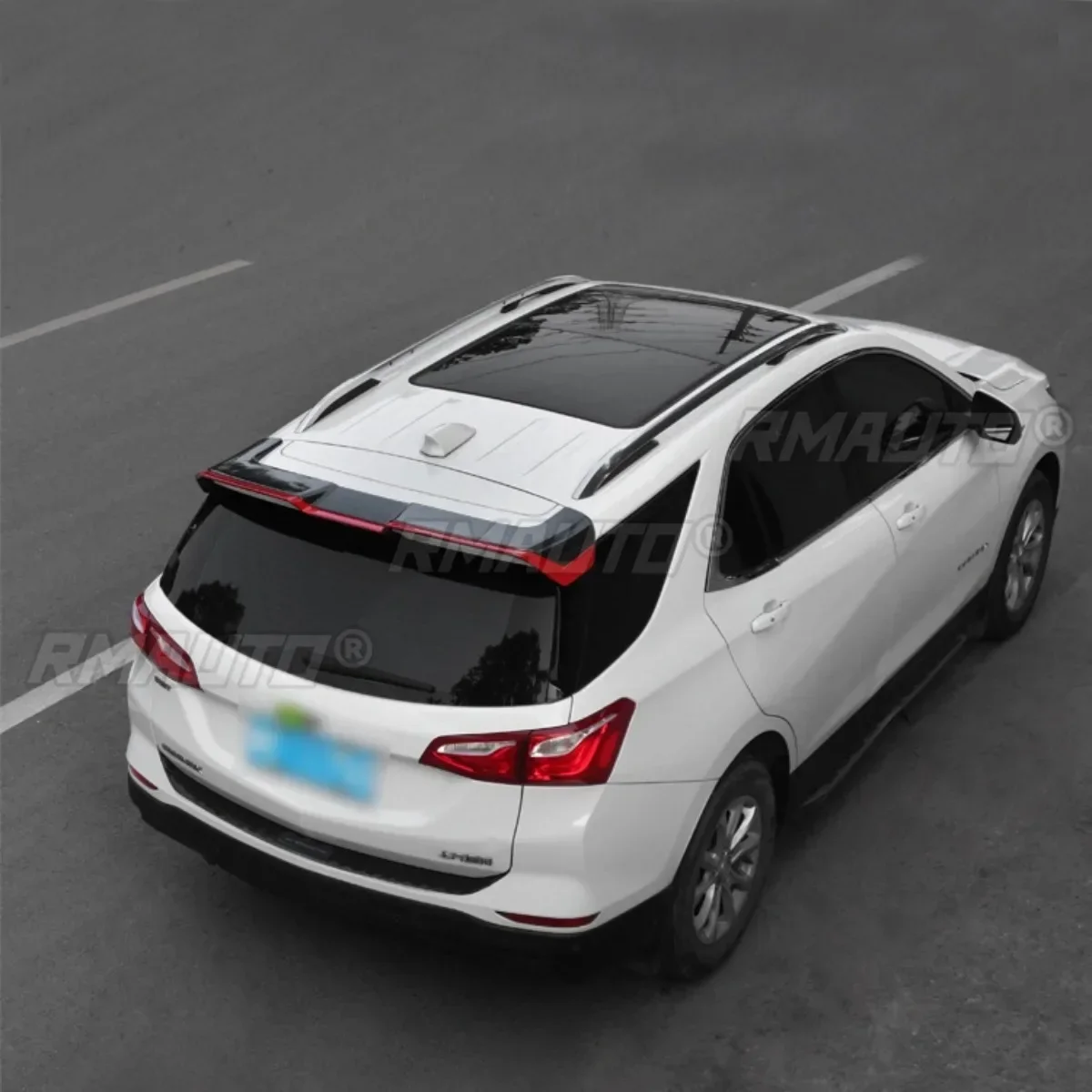 Para chevrolet equinox corpo kit spoiler traseiro asa traseira brilhante preto vermelho esporte estilo tronco spoiler tronco asa acessórios do carro