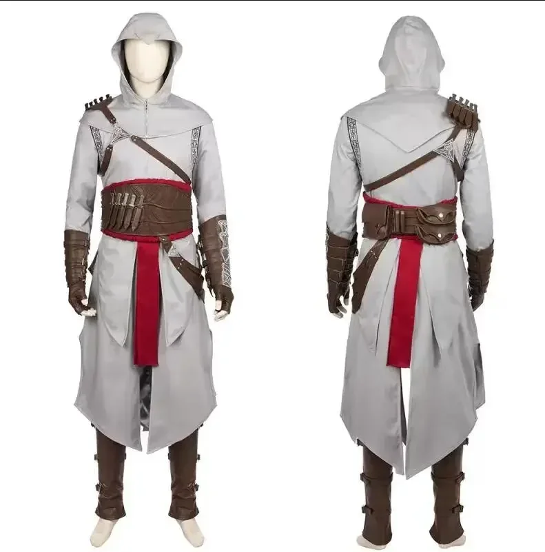 Anime Game Altair Ibn La-Ahad Cosplay Costume Atel Set Shirt Pants Belt For Men Women