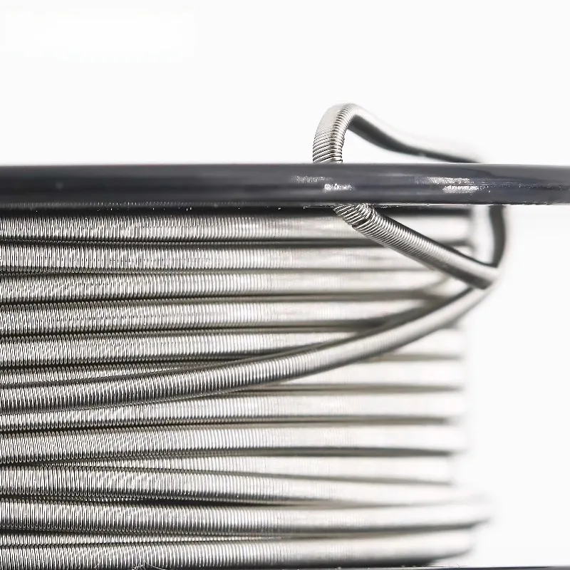 Ni90 Competition-Grade Dual-Coil Lepton DIY Filament Semi-Finished Material, 3 Meters Per Roll