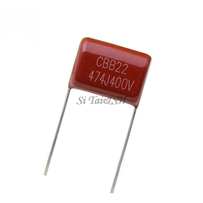 10PCS 400V474J 0.47UF Pitch 15mm 470NF 400V 474 CBB Polypropylene film capacitor