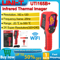 UNI-T UTI165B+ UTI260B+ Thermal Imager Handheld Wireless Thermal Imaging Camera For Water Pipe Leak And Power Electrical