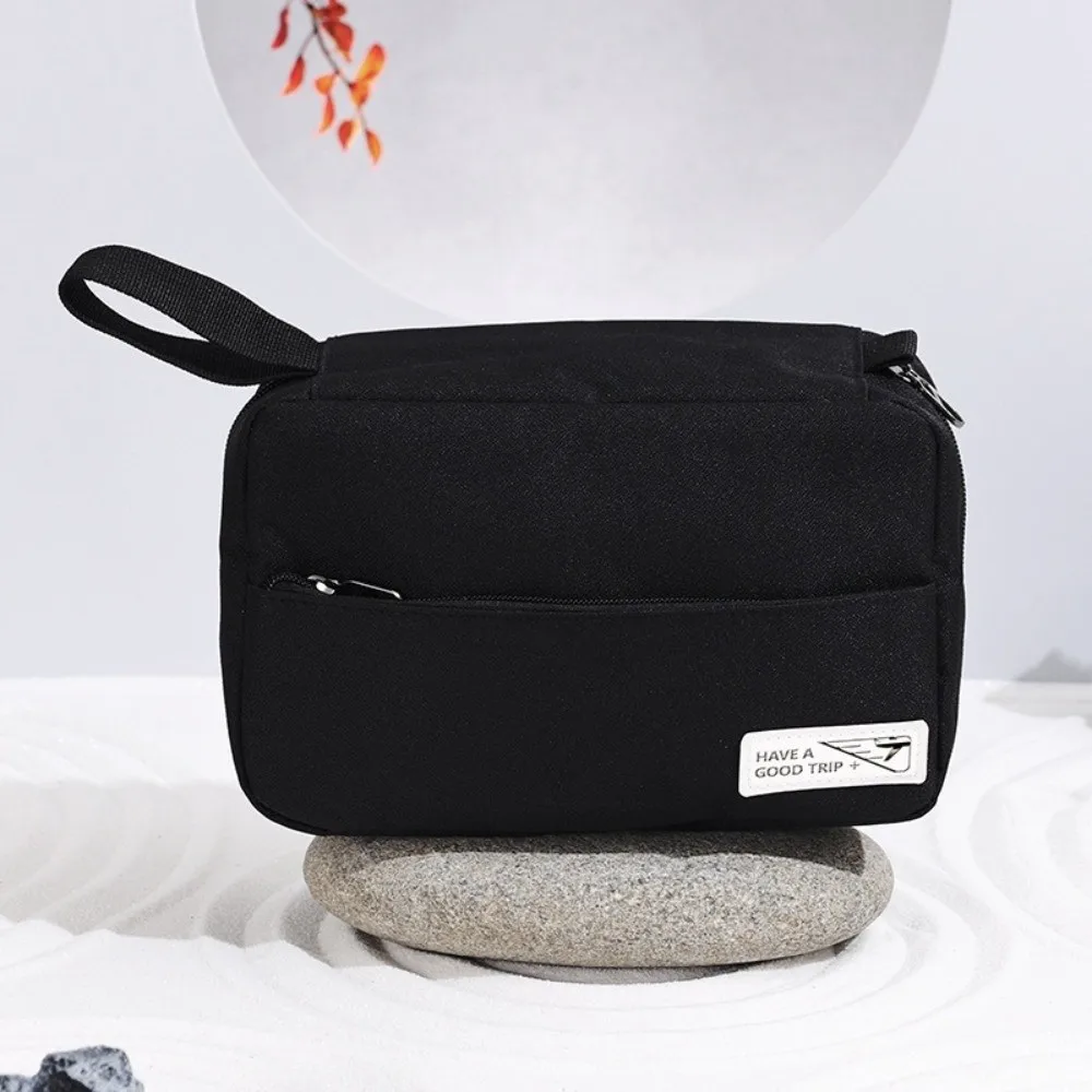 حقيبة مستحضرات التجميل المعلقة ذات سعة كبيرة مع خطاف متعدد الوظائف وحقيبة غسيل للعناية بالبشرة وحقيبة مكياج مقاومة للماء للفتيات #1