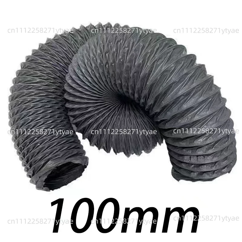 Inner 50-200mm Nylon Cloth Air Exhaust Pipe Fabric Vent Ventilator Hose Plastic Flexible Telescopic Tube Intake Exhaust Duct