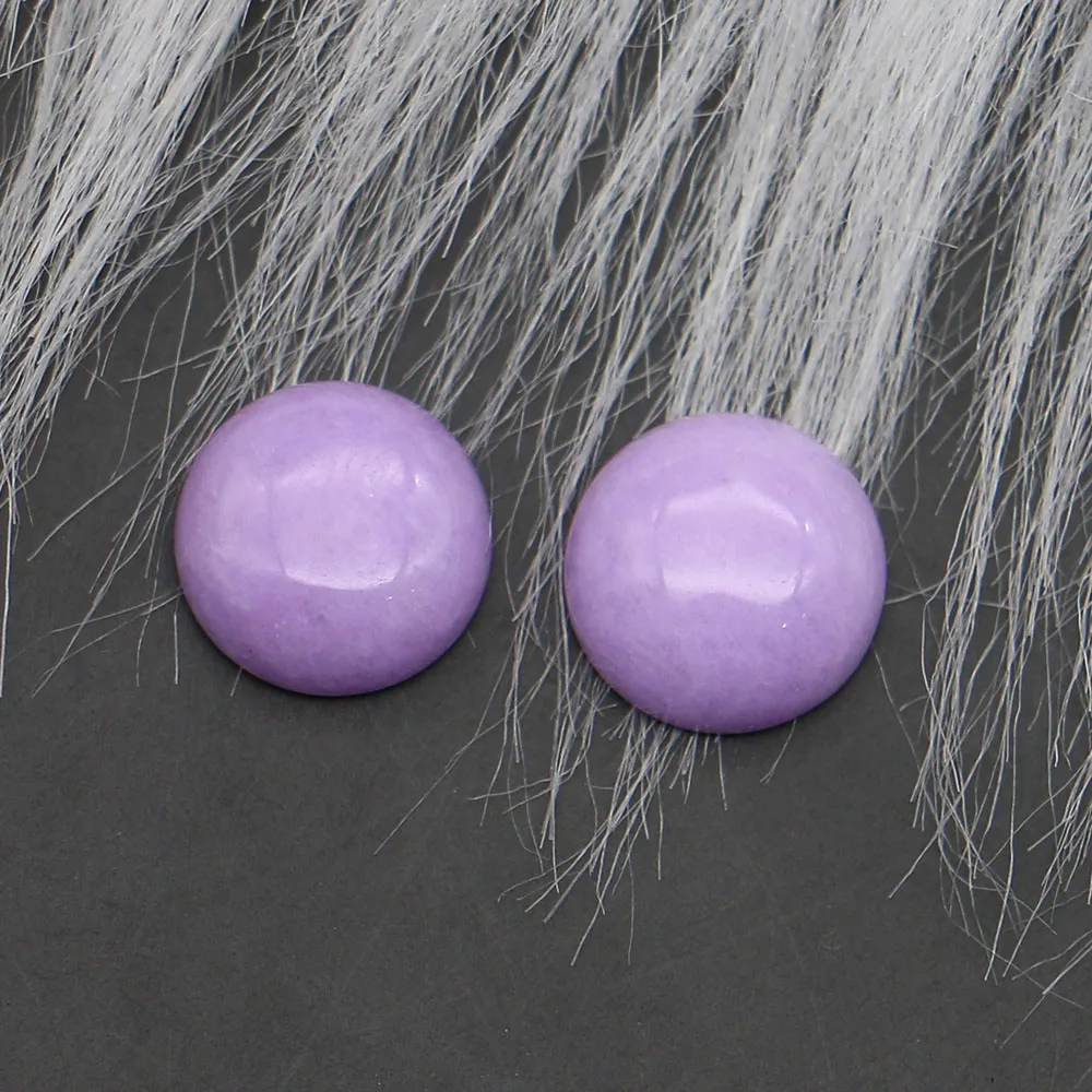 

Natural Stone Semi-Circular Ring Face Agate Crystal Tiger's Eye Loose Beads DIY Materials for Earring Hair Accessory Components