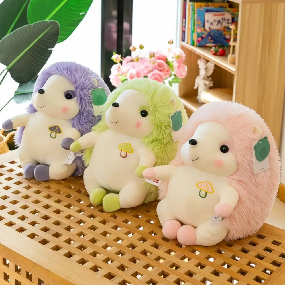 Stuffed Animal Hedgehog Plush Doll Real Life Kawaii Hedgehog Plush Toy Cute Soft Hedgehog Plushie Doll Easter Gifts