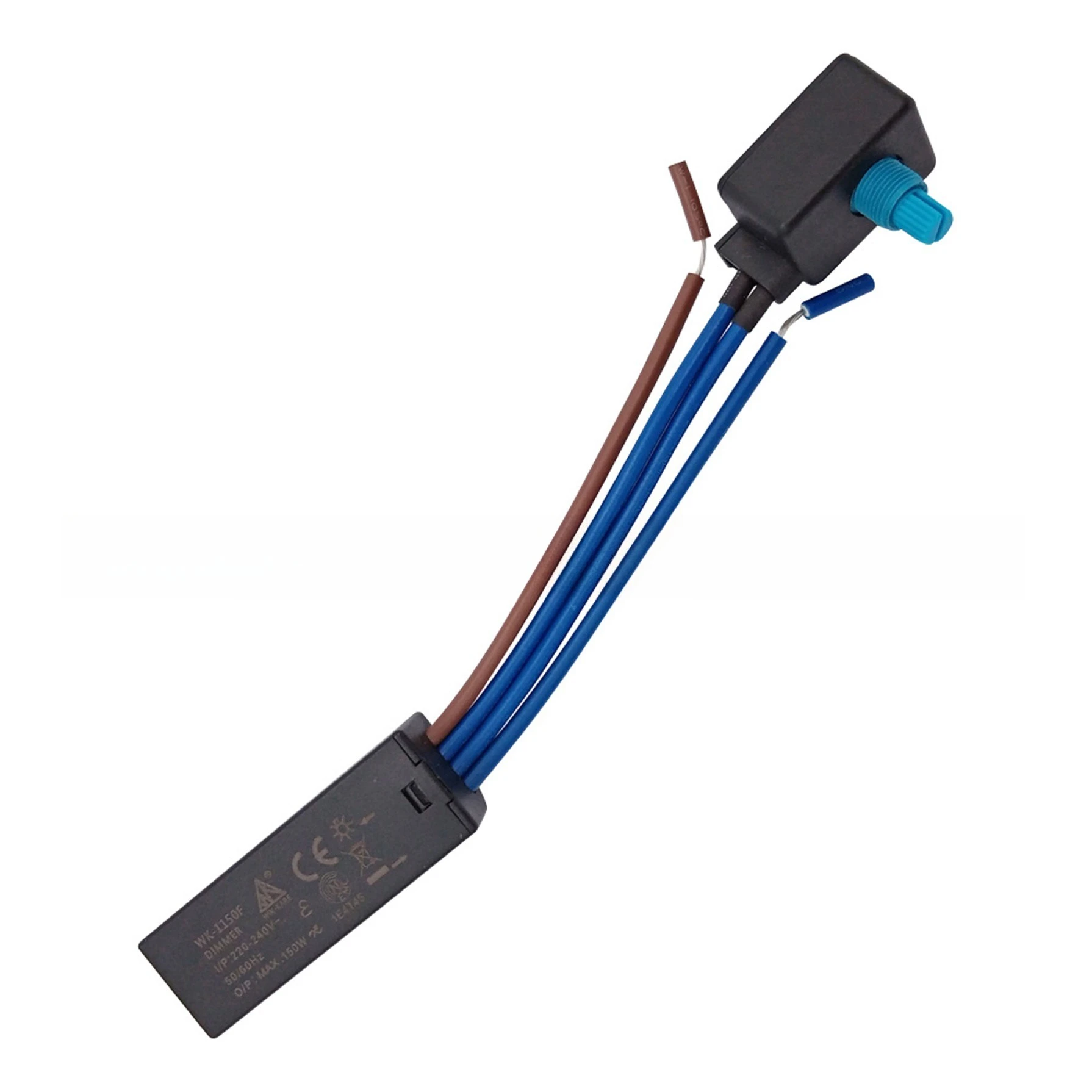 High voltage 220V dimmer WK-1150F European standard separate knob dimmer light strip controller switch