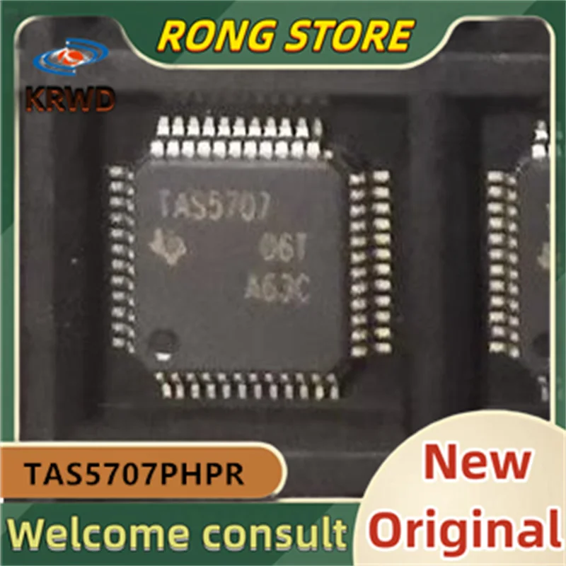 10pcs TAS5707 Novo e Original TAS5707PHPR HTQFP-48