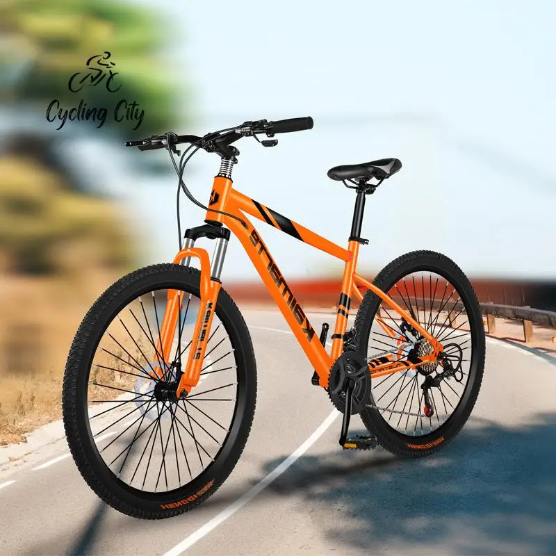 Double Disc Brake Cycling City Mountain Bike Shock Absorption Adult 30 Variable Speed Men and Women 24/26 inch 2024 DropShipping