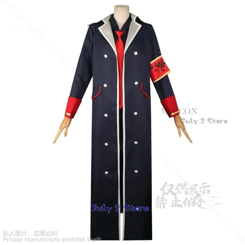 Anime Game Blue Archive Natsume Iroha Cosplay Costume Wig Jk Sailor Skirt Long Trench Coat Halloween Party Outfit For Women