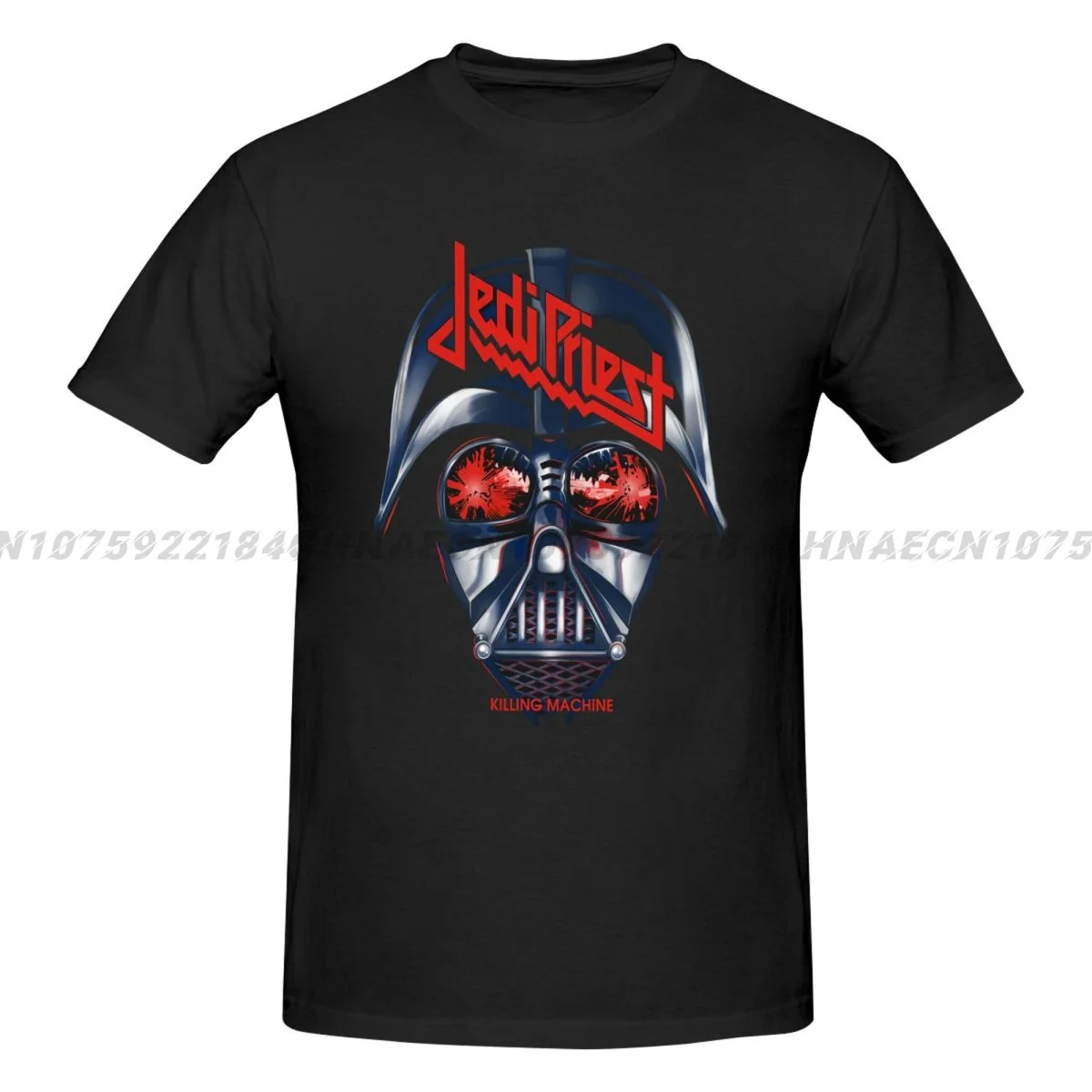 Killing Machine Darthvaders Printed T-Shirt Funny Mens Short Sleeve Loose Oversized Tees