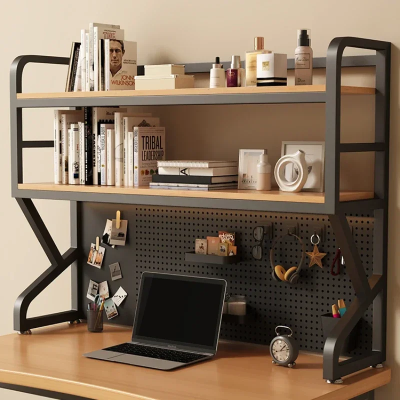 Multi-functional Bookcases for Student Desk Storage Shelf Desktop Multi-layer Simple Bookshelf Iron Home Furniture