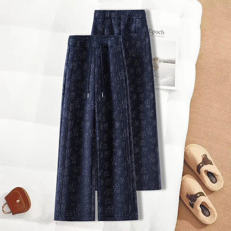 

Vintage Jacquard High-Waisted Slimming Jeans for Women