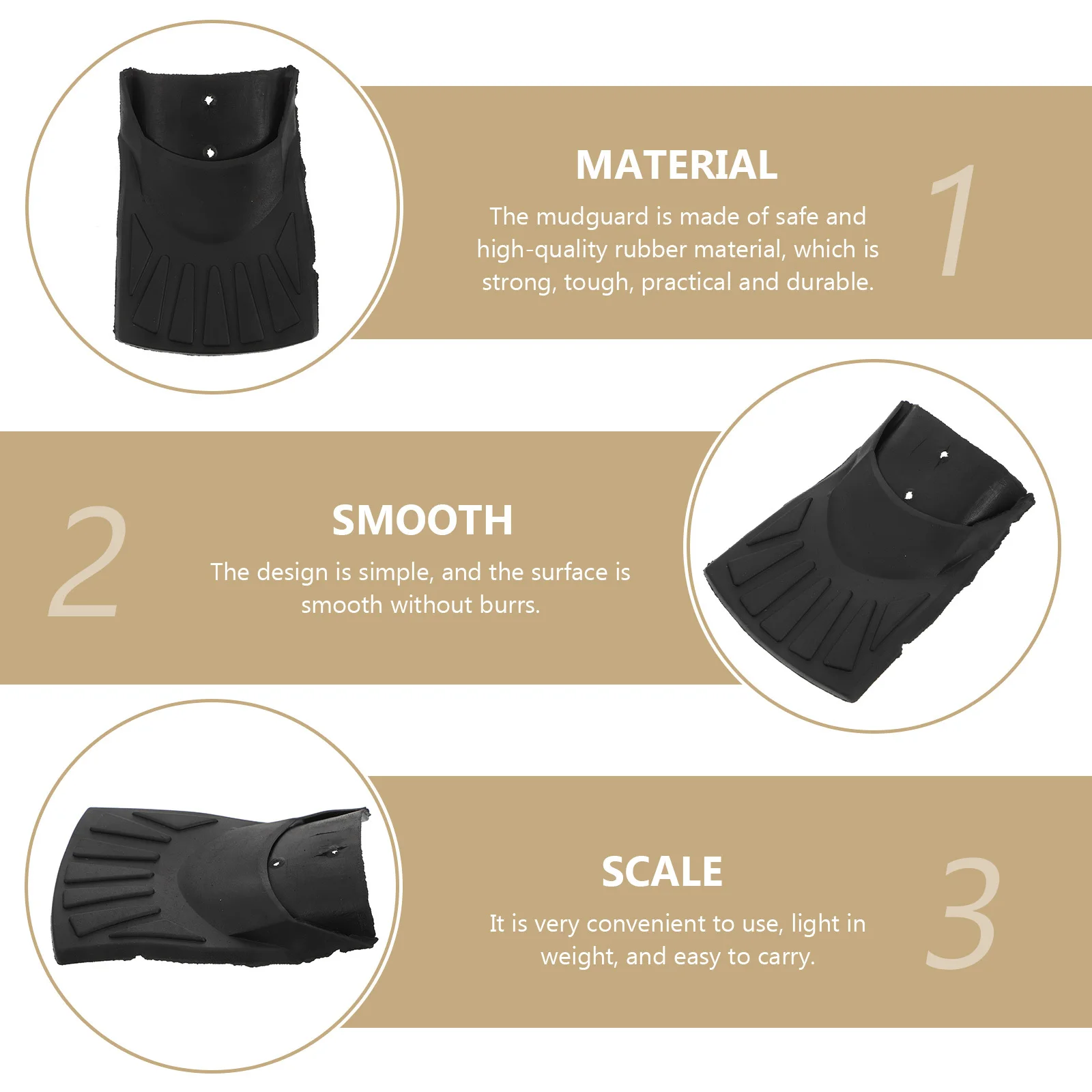 9 أزواج من ألواح الطين للدراجة الكهربائية، واقيات الطين المطاطية الممتازة، سهلة التركيب، غطاء عجلة واقيات الطين للدراجة الكهربائية #5