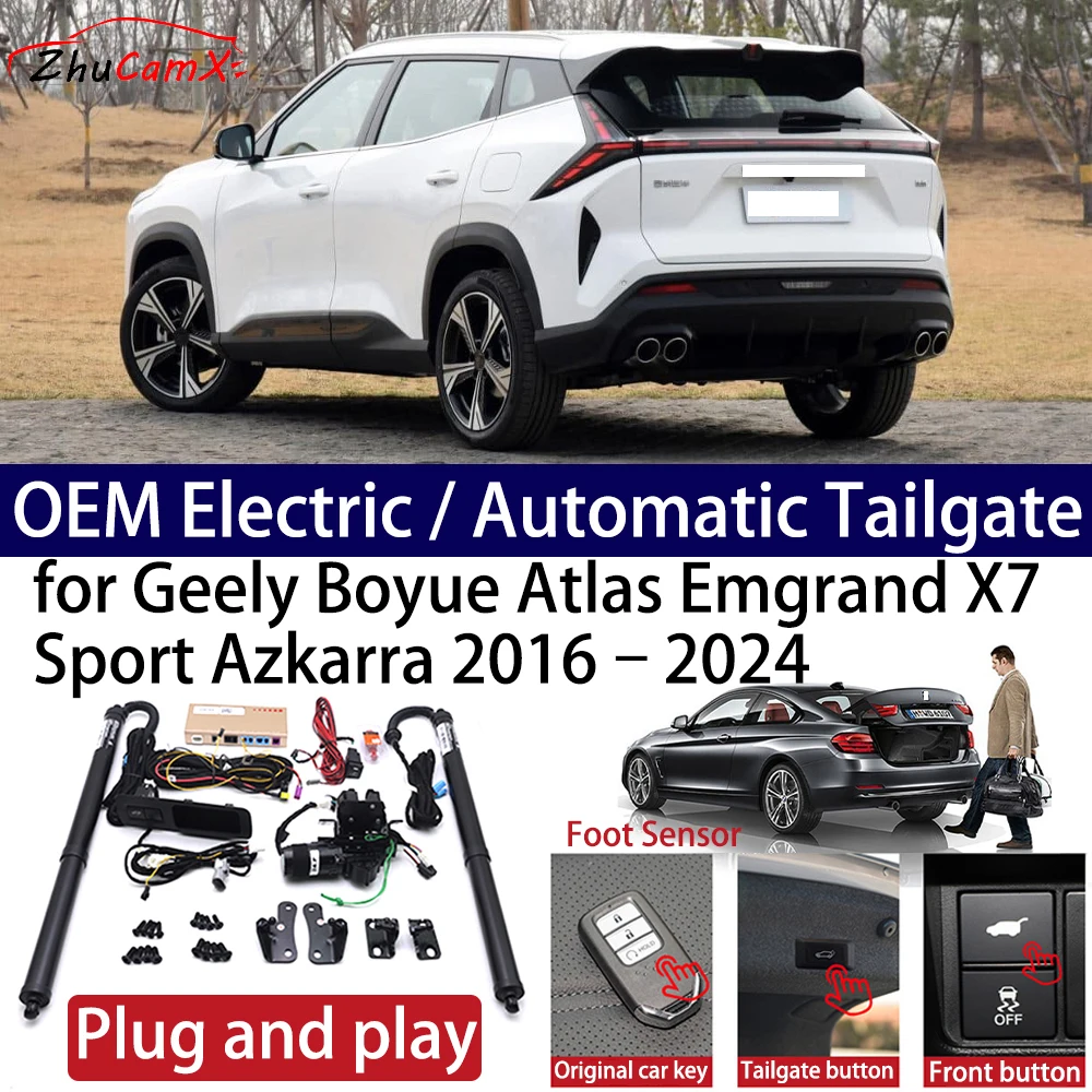 for Geely Boyue Atlas Emgrand X7 Sport Azkarra 2016-2025 Car Power Electric Automatic One-Click Smart Liftgate Tail Gate Opener