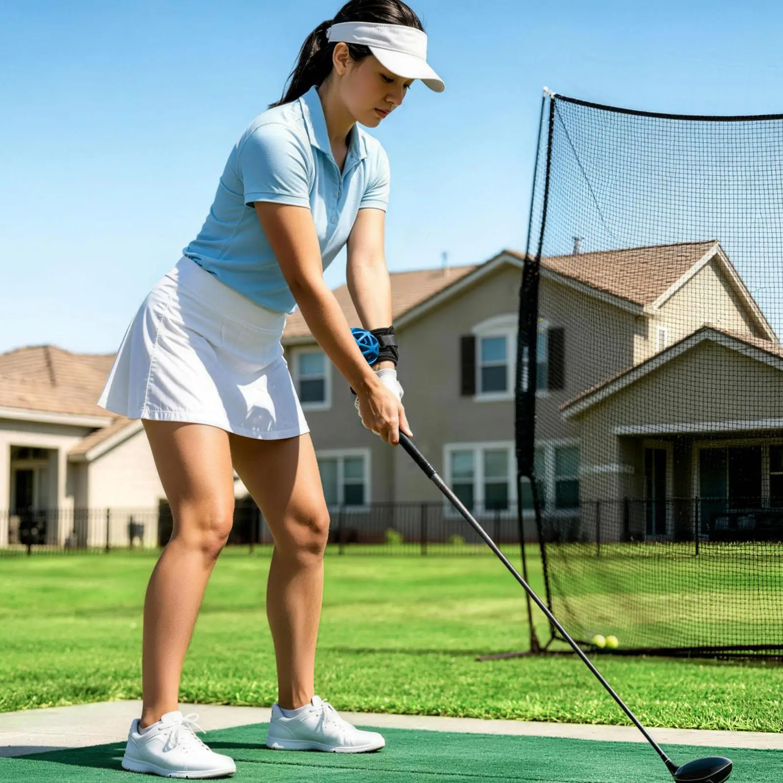 

Golf Swing Trainer Beginner Putter Swing Trainer Intelligent Ball Golfing Pose Training Aid For Men Women Enthusiasts Outdoor