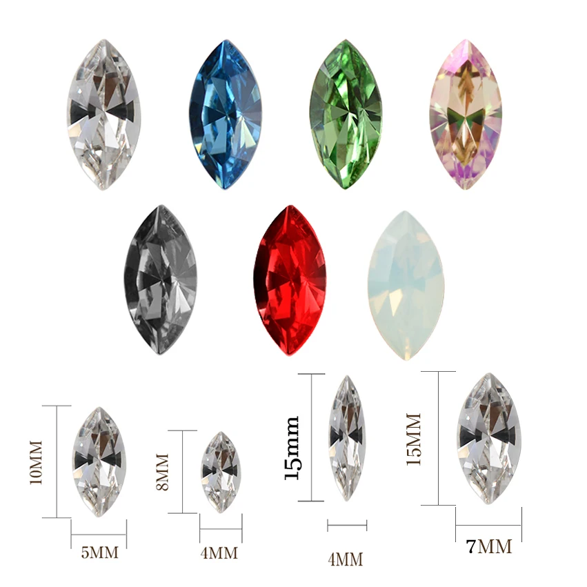 

K9 Crystal Sew On Rhinestone With Claw DIY Colorful Strass Dress Fancy Stone Glass Rhinestones For Jewelry Nail Clothing