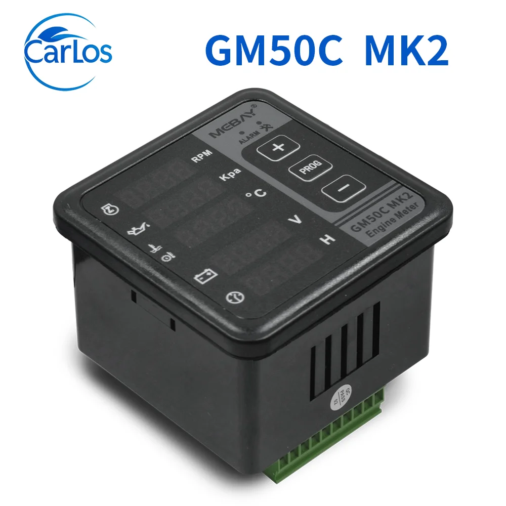 Mebay  GM50C GM50CR MK2 Diesel Engine Digital Display Multifunction Meter CAN Port Multi-function Panel For Genset Parts
