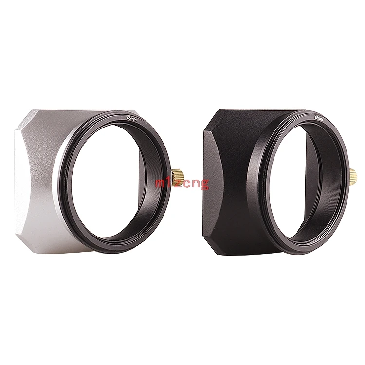 square Screw Mount lens hood protector for 37 39 40.5 43 46 49 52 55 58 mm DV Video film cinema cctv Camcorders camera lens