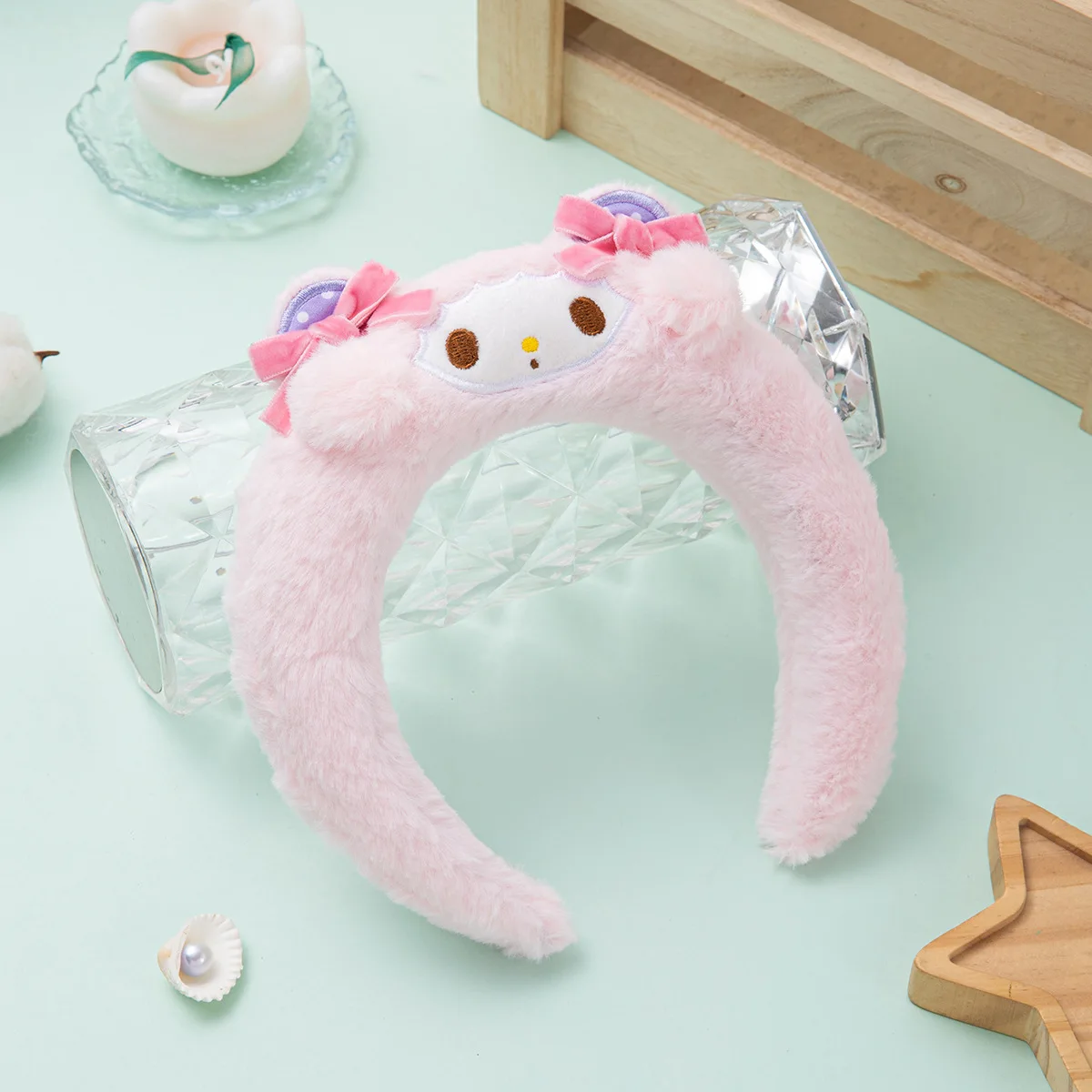 لطيف ل بلدي ميلودي عقال الشعر التعادل ملحق الرياضة اليوغا عقال قناع الوجه تطبيق ماكياج المضادة للانزلاق عقال هدية #5