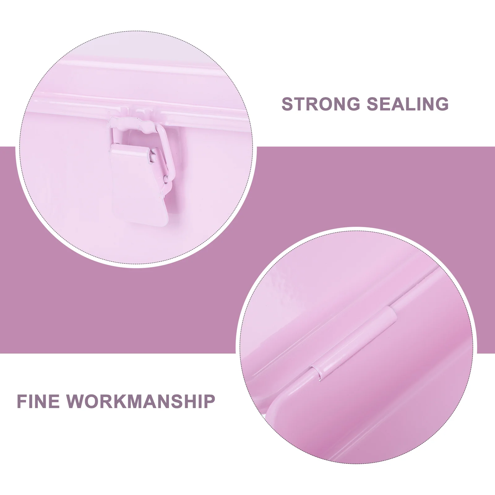 Organizer Storage Tin Box Sundries Container Pull Out Drawers Iron Desktop Jewelry