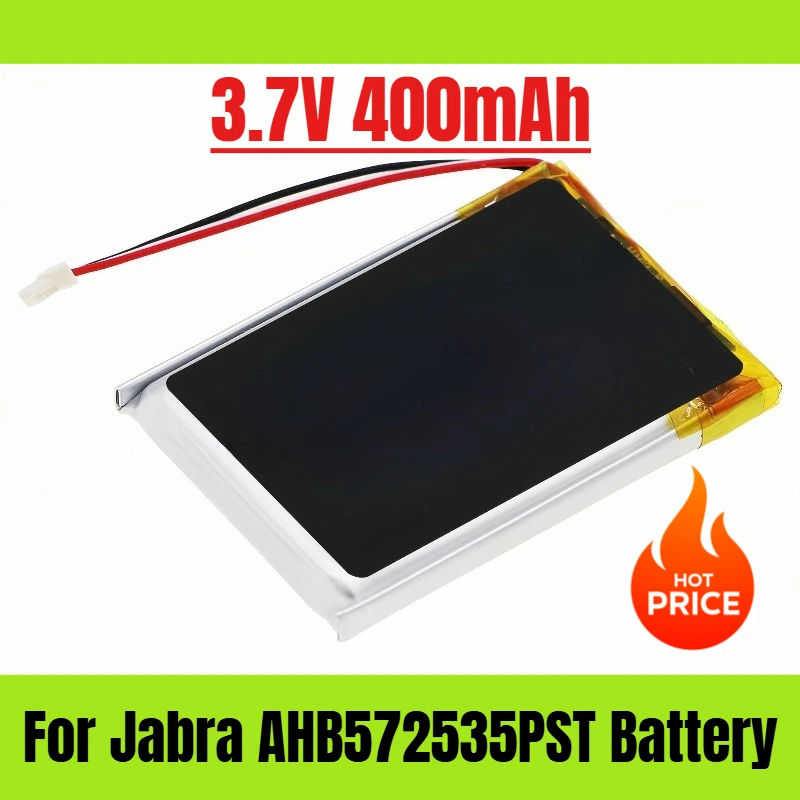 

3.7V 400mAh for Jabra AHB572535PST Battery