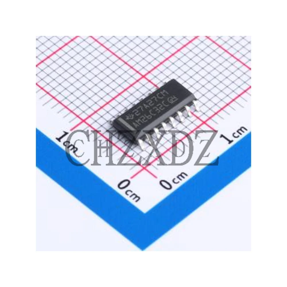 100% Original AM26C32CDR RS-422 interface integrated circuit Quad Diff Line Rcvr AM26C