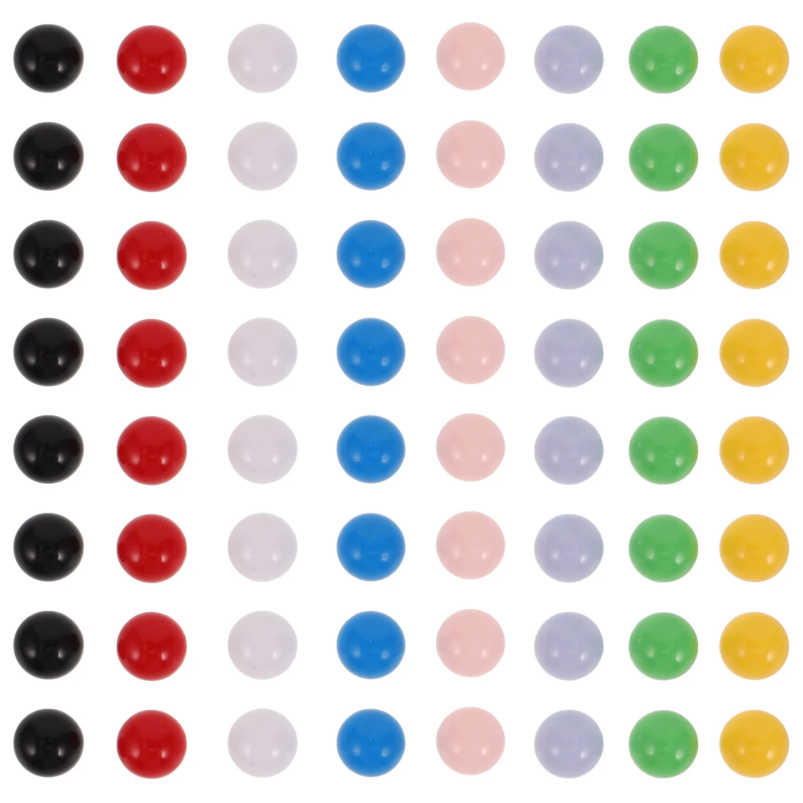 80 Pcs Solid Color Small Ball Marble Toy Kids Counting Balls Educational Math Tool Montessori Learning Aid Game Marble Counters