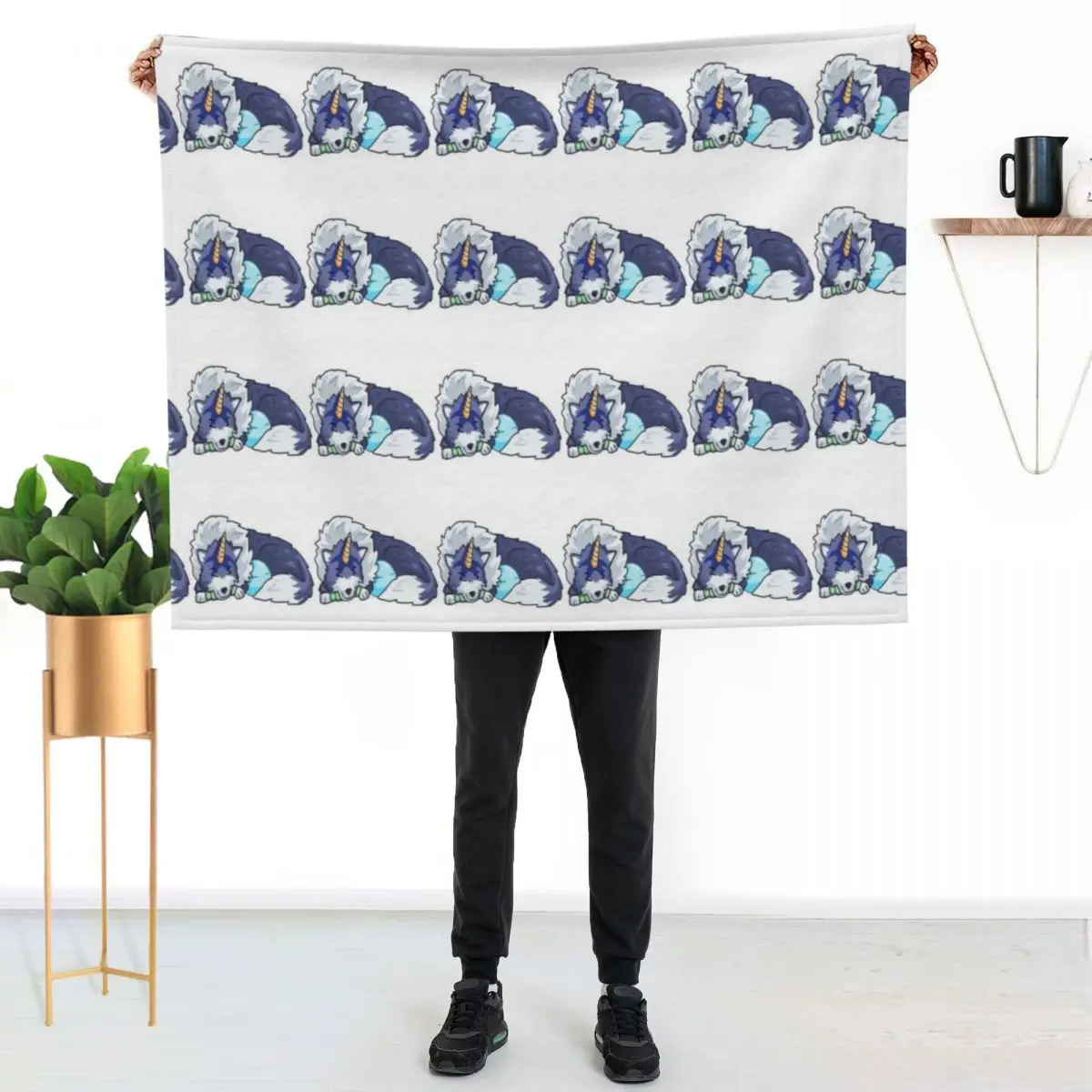 

That Time I Got Reincarnated as a Slime - Ranga and Rimuru Sleeping Throw Blanket Soft Warm Blanket Gift for Men Women Adults