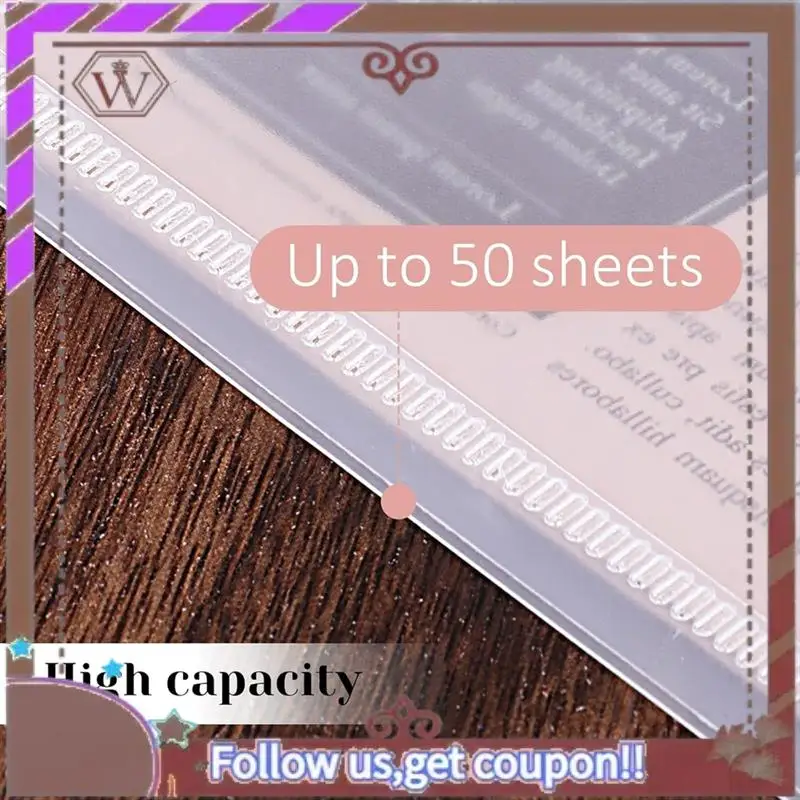 ABBG-Clear Plastic Cardstock Organizer For Scrapbook Paper Storage With Sticky Index Tabs For Holding Scrapbook Vinyl