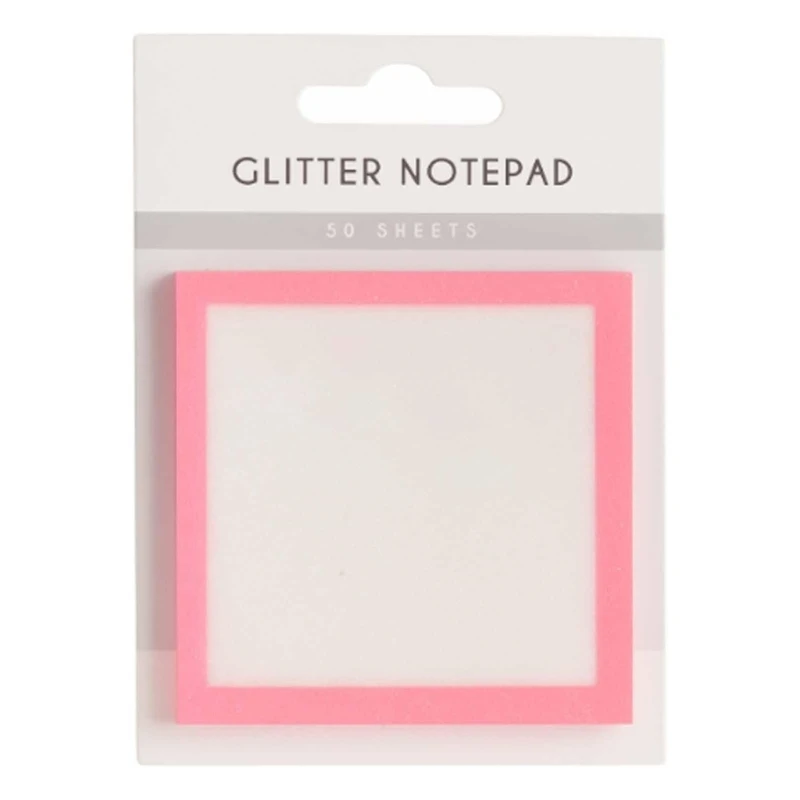 Pocket Notepads 50 Sheets/Pad Repositionable Clear Adhesive Note Memos Pad Reminder on Planner Journal Notebook Fridge K92C