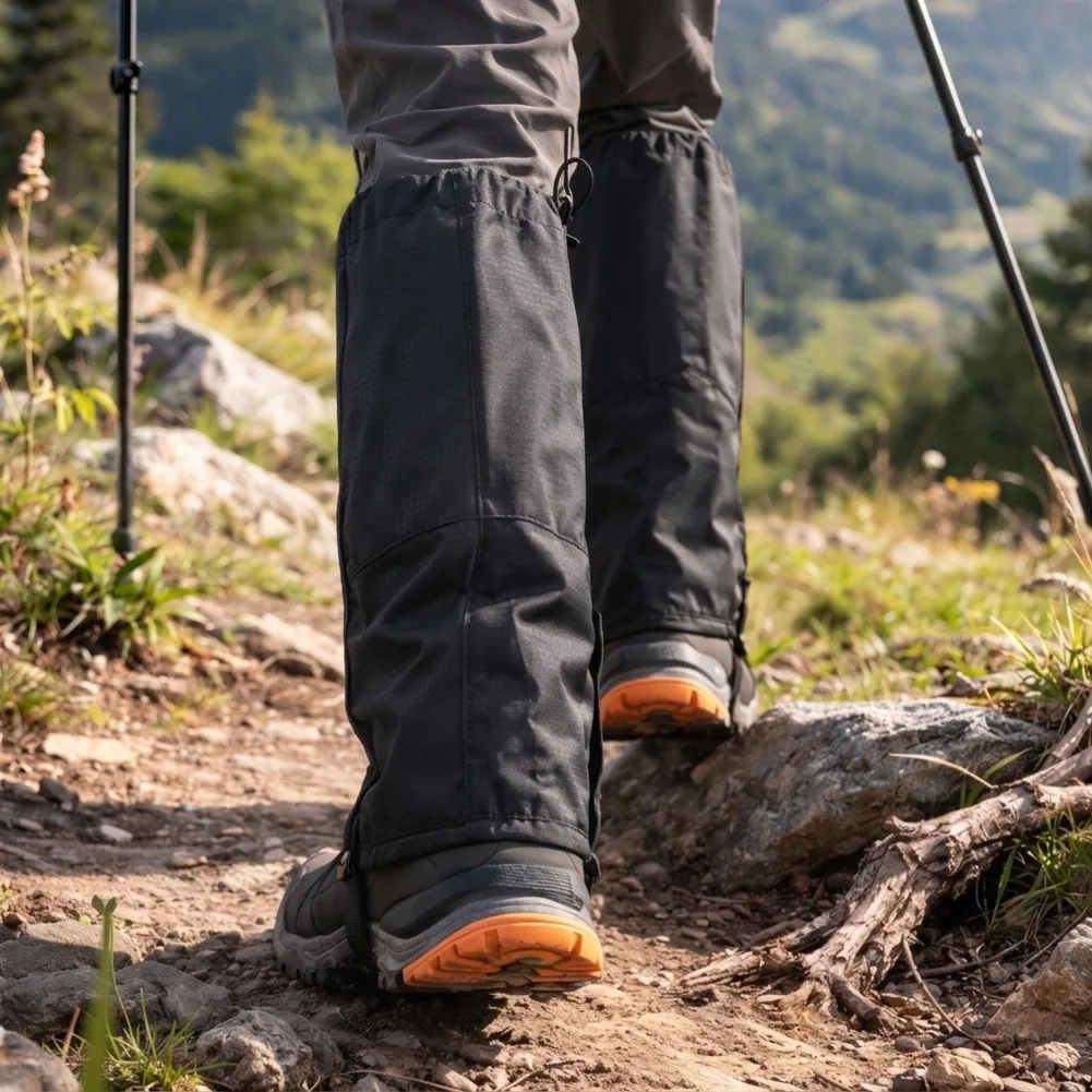 Waterproof Breathable Snow Gaiters for Cold Weather Hiking Skiing Snowshoeing and Walking with Adjustable Strap Fit