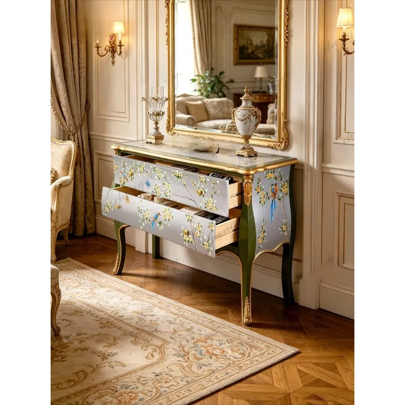 XX Solid wood storage cabinet Household high-end door-to-door entrance cabinet Shoe cabinet Large capacity  style