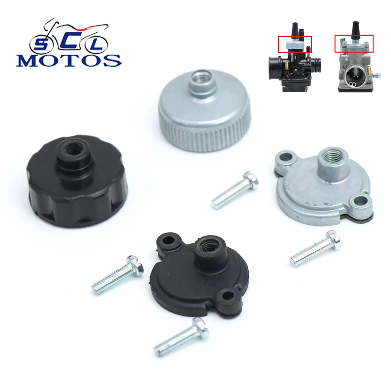 Sclmotos Per Dellorto PHBG Coperchio superiore carburatore per PHBG Coperchio superiore in metallo/plastica Kit di ricostruzione carburatore PHBG