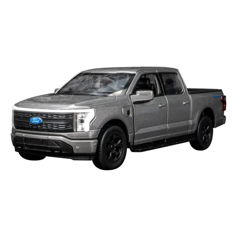 1:36 Ford F-150 Lightning Alloy Die Cast Toy Car Model Sound and Light Pull Back Children Toy Collectible Ornament Birthday Gift