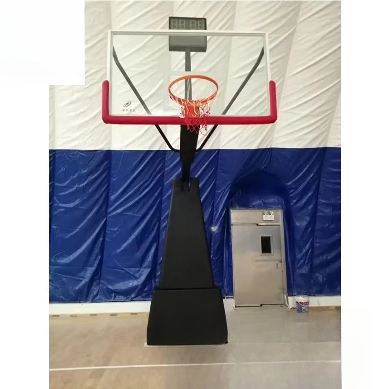 Fiberglass Basketball Board Adjustable Wall Mounted Basketball Hoop