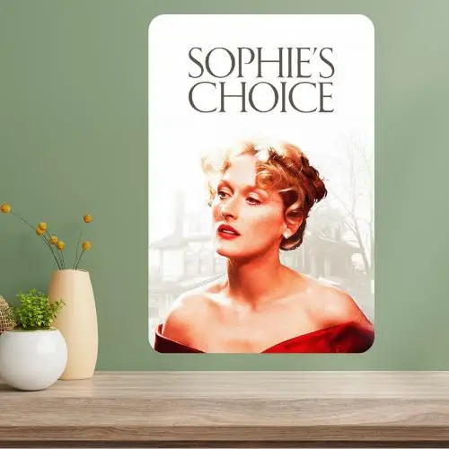 

Металлическая табличка с кинопостером Sophie's Choice