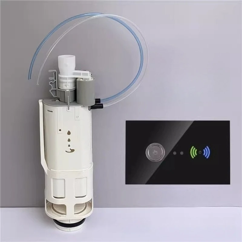Toilet Hidden Tank Cover Household Wall-mounted Automatic Toilet Tank Covers Practical Flushing Button Bathroom Accessories