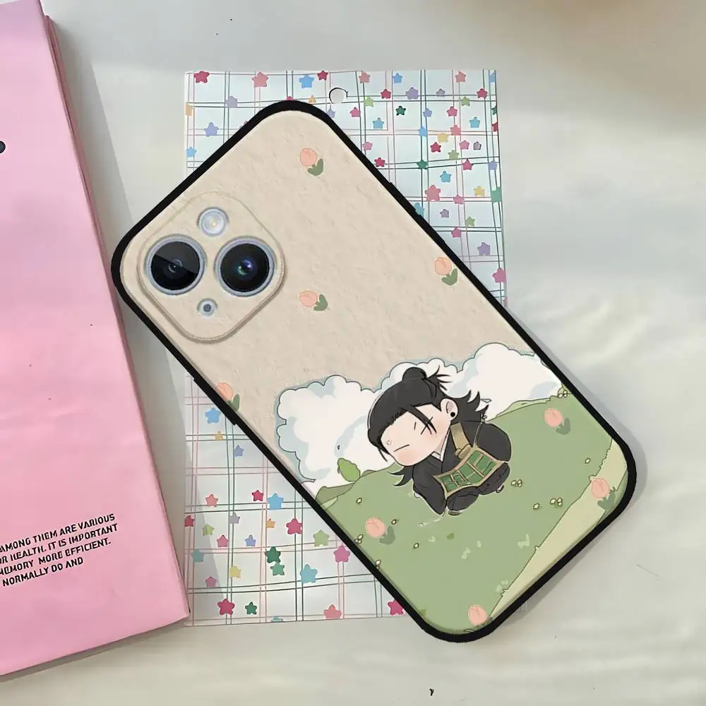 Custodia per telefono S-Suguru Geto per IPhone 1716 15 14 13 Pro Max 11 12 Mini X Xs XR Cover in silicone nero