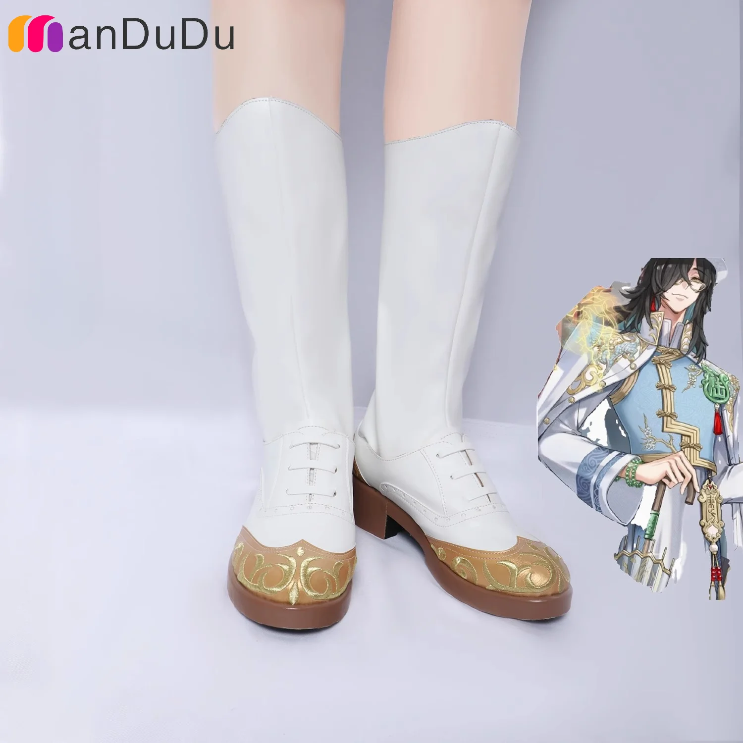 

Identity V White Guard Black Guard Cosplay Boots Comic Anime Halloween Party Game Cosplay Shoes Prop