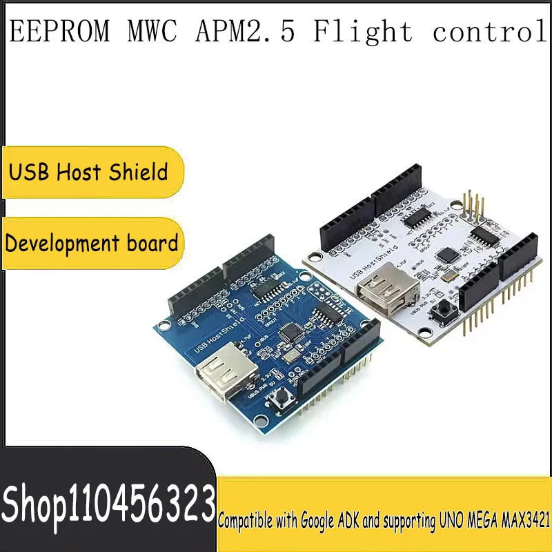 

USB Host Shield 2.0 for Arduino UNO MEGA ADK Compatible for Android ADK DIY Electronic Module Board