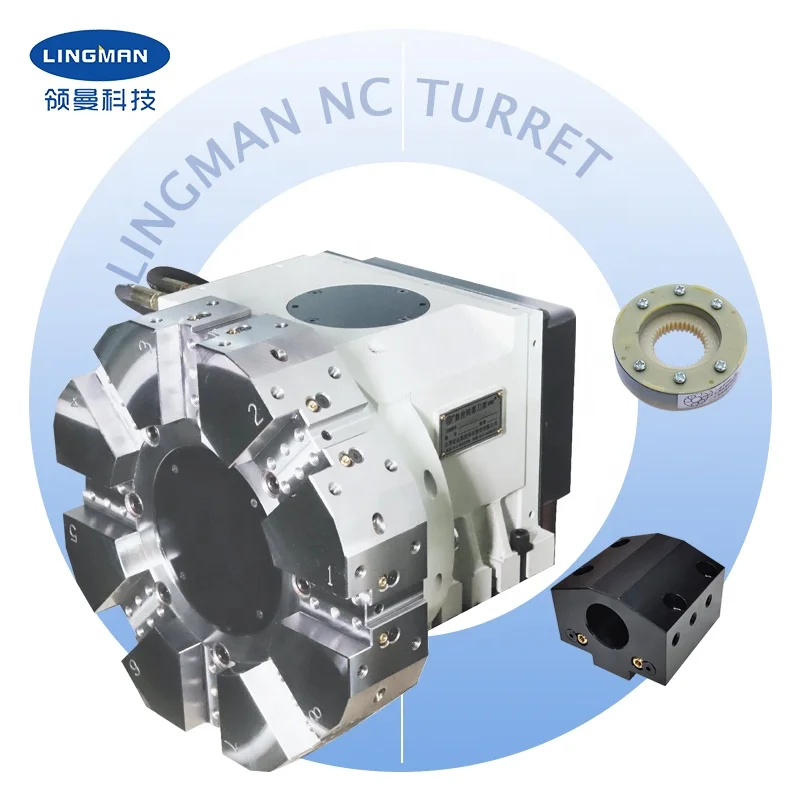 HAK35 Serie CNC Servo NC Turret with High Rigidity and Fast Response Speed Capable of Two-way Indexing and Easy Tool Selection