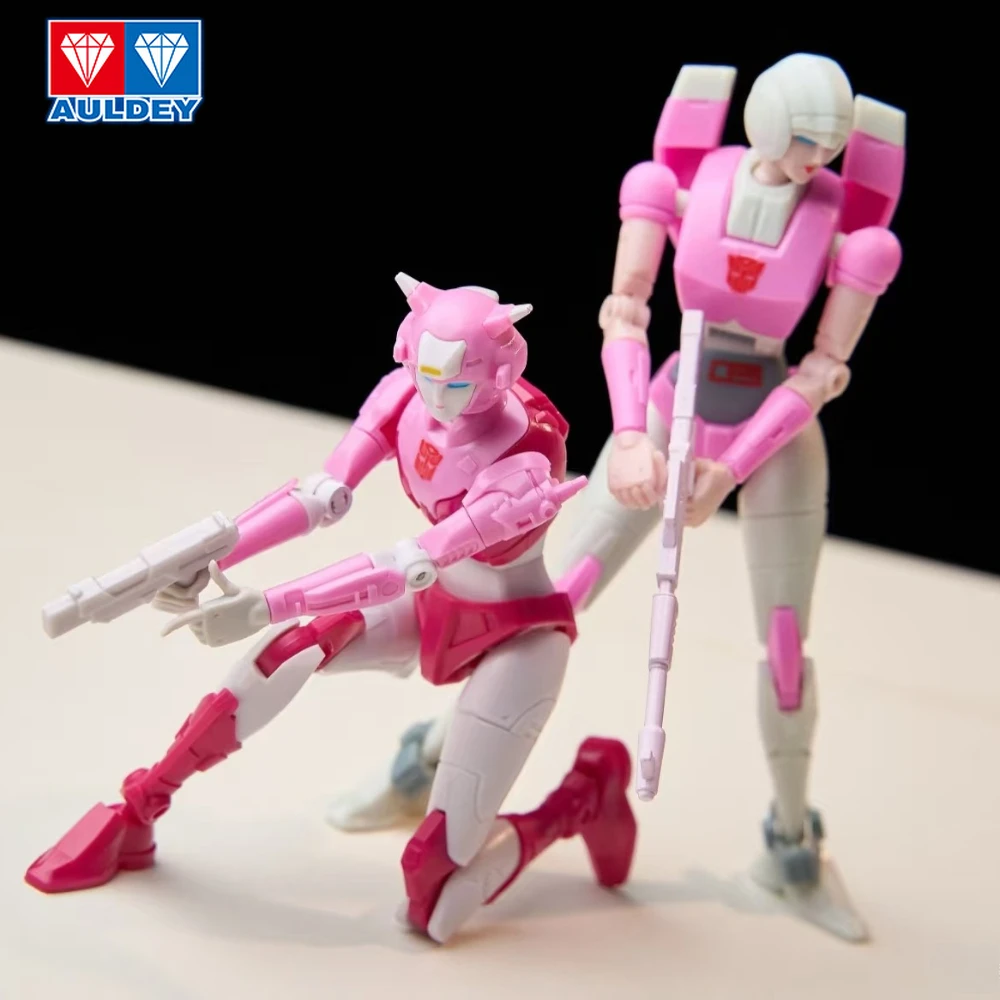 Hoogwaardige sterk gelede pop Transformers beeldje restauratie Multi-Pose Mecha Arcee Elita-1 Sisiter Model meisjescadeau