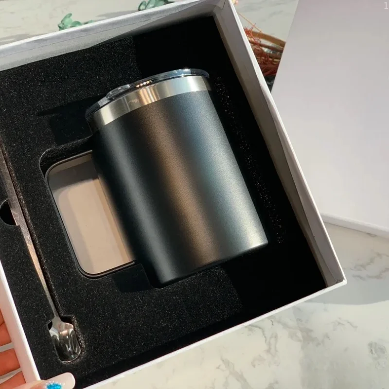 

Creative Food Grade Stainless Steel Car Insulated Cup,insulated Cup Body,equipped with Spoon and Gift Box,a Great Home Gift Item