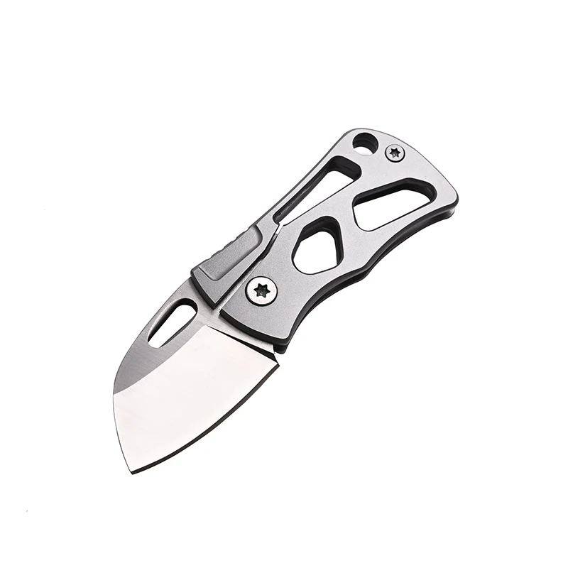 Stainless Steel Pocket Knife Letter Express Box Opener Mini Folding Knife Outdoor Survival Tools Keychain Gift