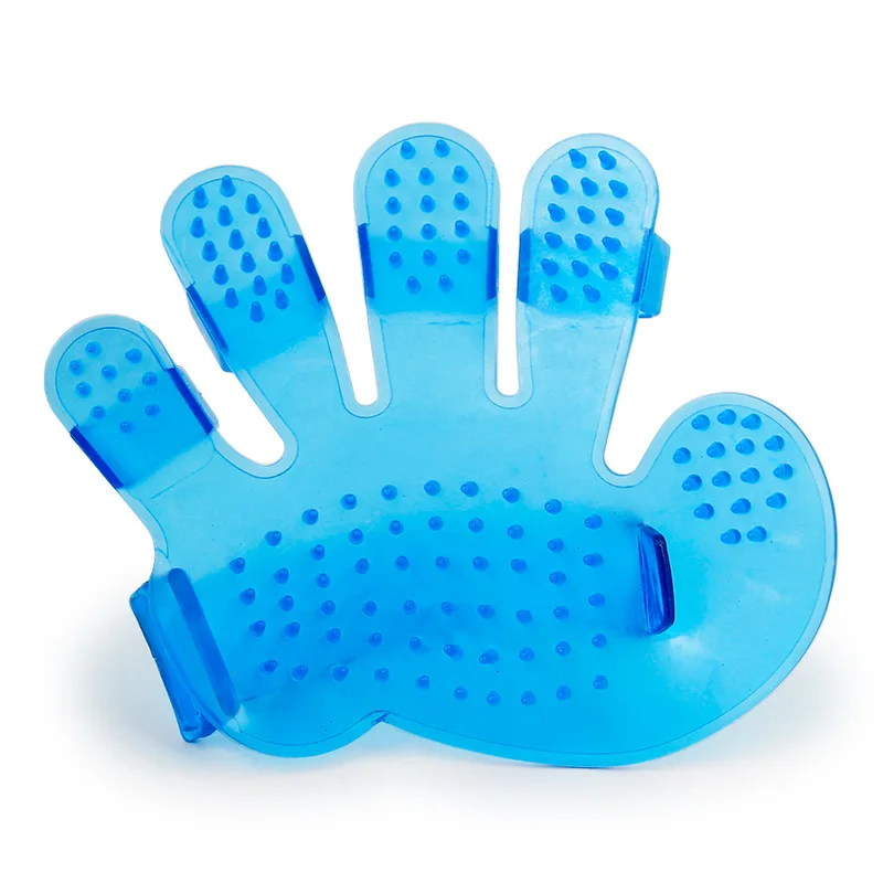 Pet Silicone Bath Brush Hair Grooming Massage Tool Cat Dog Soft Bathroom Washing Gloves Pet Accessories