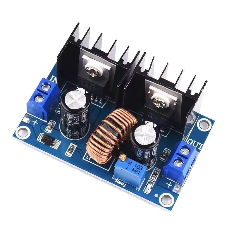 XH-M404 تيار مستمر تيار مستمر تنحى الجهد وحدة منظم الجهد تيار مستمر 4-40 فولت 8A الرقمية PWM قابل للتعديل DC-DC تنحى الجهد المنظم تيار مستمر XL4016E1