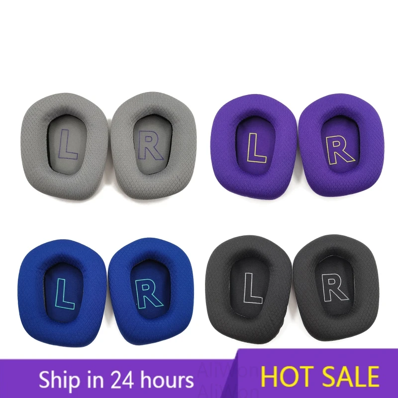 Сменные амбушюры для наушников с повязкой на голову, амбушюры для наушников Logitech G733, геймерские амбушюры, высококачественные амбушюры, накладки на наушники, подушки