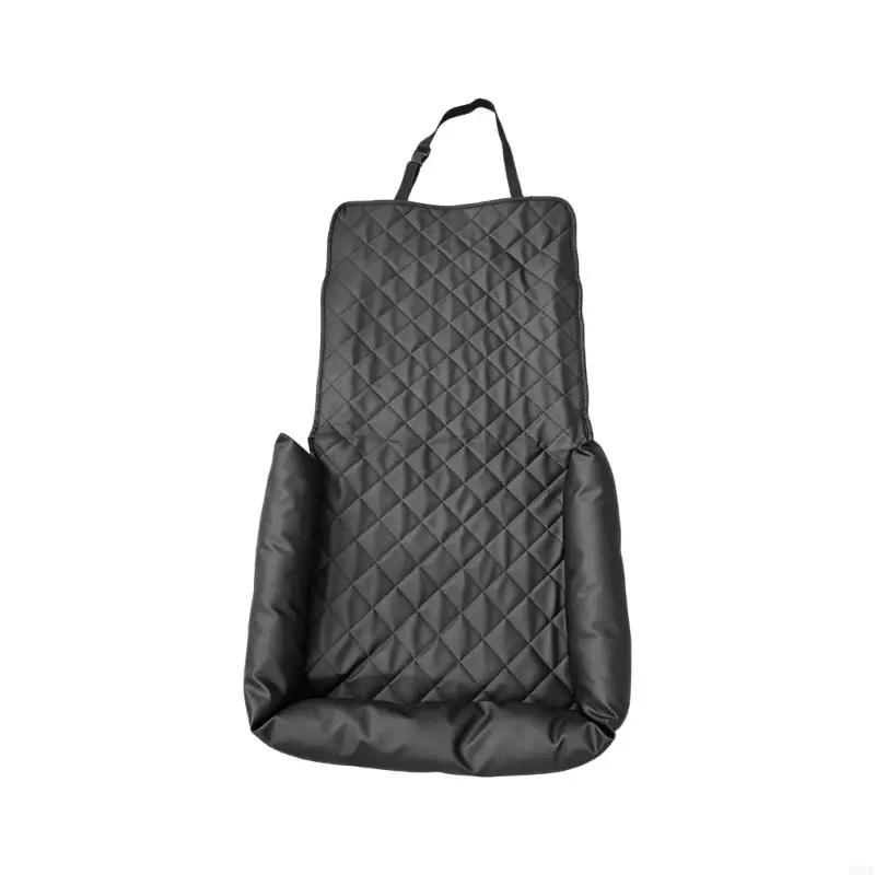 Quilted Leather Pet Car Cover for Dogs and Cats, Waterproof Pad with Easy Care Finish for Short Drive Use and Car X37F