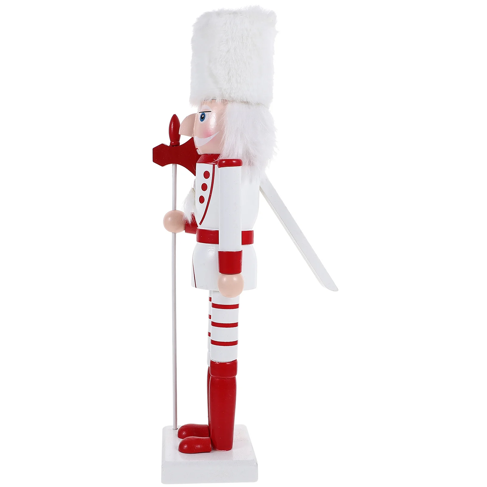 

Wooden Christmas Nutcracker Soldier Decoration Classic Xmas Tabletop Ornament Festive Holiday Decor Xmas Party Accent