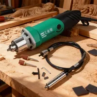 480W Electric Grinder Engraving Machine Mini Rotary Tool Multi-Function Sander Polisher Electric Drill for Metal Processing Wood